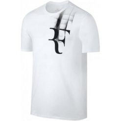Nike Koszulka Tenisowa Rf M Nkct Tee White S. Białe t-shirty sportowe męskie Nike, z bawełny, eleganckie. W wyprzedaży za 119.00 zł.