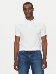 Barbour Polo Original Sports MML0358WH11 Biały Tailored Fit. Białe koszulki polo męskie Barbour, m, bez wzorów, z bawełny, bez kołnierzyka, bez ramiączek. Za 299.99 zł.