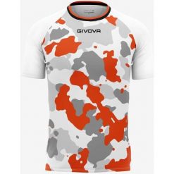 Męska koszulka Givova w białej i pomarańczowej bawełnie. Brązowe t-shirty sportowe męskie Givova, m, bez wzorów, z bawełny, sportowe, bez ramiączek. Za 155.99 zł.