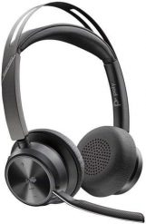 Poly Voyager Focus 2 MS Teams Wireless Headset, Bluetooth, USB-C/A Adapter, Charging stand, Black. Czarne słuchawki bluetooth Poly. Za 883.48 zł.