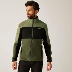 Polar męski rozsuwany Ormont. Zielone bluzy z polaru męskie Regatta, m, bez wzorów, z polaru, eleganckie, bez ramiączek, bez kaptura. W wyprzedaży za 229.99 zł.