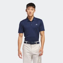 Koszulka polo do golfa z krótkim rękawem męska ADIDAS. Koszulki polo męskie ADIDAS, l, bez wzorów, sportowe, bez kołnierzyka, bez ramiączek. Za 169.99 zł.