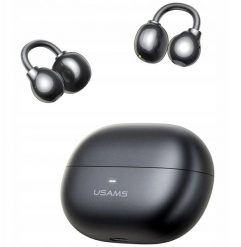Słuchawki Bluetooth USAMS Echo R02 Clip-on bezprzewodowe szary. Szare słuchawki bluetooth Usams. Za 56.76 zł.
