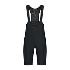 Spodenki rowerowe na szelkach Essential III. Czarne szorty sportowe męskie Rogelli, bez wzorów, sportowe. Za 230.00 zł.