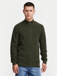 Blend Sweter 20716265 Zielony Regular Fit. Zielone kardigany męskie Blend, l, bez wzorów, z bawełny, bez ramiączek. Za 179.99 zł.