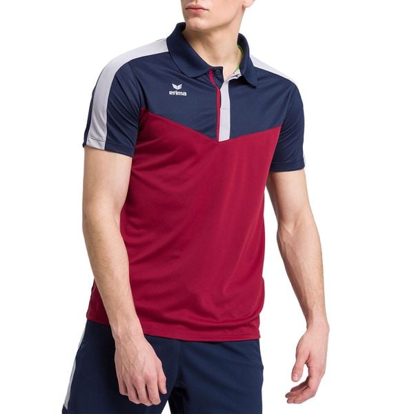 Polo Erima Squad. Czerwone koszulki polo męskie Erima, m, bez wzorów, z materiału, sportowe, bez kołnierzyka, bez ramiączek. W wyprzedaży za 145.25 zł.