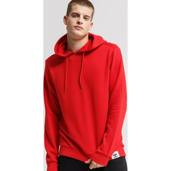 Umbro Bluza Z Kapturem Bagrat , czerwony, rozmiar M. Czerwone bluzy nierozpinane męskie Umbro, l, bez wzorów, z bawełny, z kapturem. W wyprzedaży za 79.99 zł.