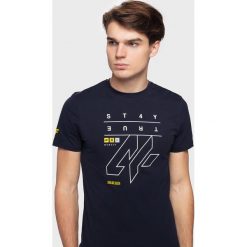 T-shirt męski TSM200 - ciemny granat. T-shirty męskie marki 4f. Za 59.99 zł.