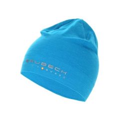 Czapka wełniana dwuwarstwowa unisex Brubeck EXTREME WOOL. Niebieskie czapki męskie Brubeck, na zimę, bez wzorów, z elastanu, sportowe. Za 63.74 zł.