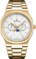 Zegarek męski Appella L12006.1113QF złoty. Żółte zegarki męskie Appella, złote. Za 1,940.00 zł.