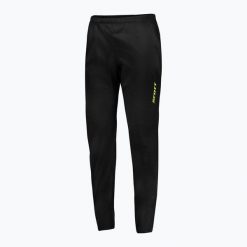 Spodnie do biegania męskie Scott RC Run Waterproof. Czarne spodnie dresowe męskie Scott, bez wzorów, z dresówki. Za 559.99 zł.