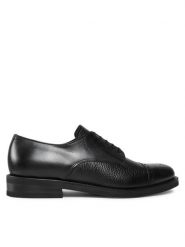 Baldinini Półbuty U4B050P1VIBO0000 Czarny. Czarne eleganckie półbuty męskie Baldinini, ze skóry, wizytowe, bez obcasa, bez zapięcia. Za 2,409.00 zł.