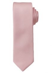 Wąski, Jednolity Krawat Męski, Lśniący - 5 cm - Angelo di Monti, Jasnoróżowy. Czerwone krawaty i muchy męskie Angelo di Monti, bez wzorów. Za 45.00 zł.