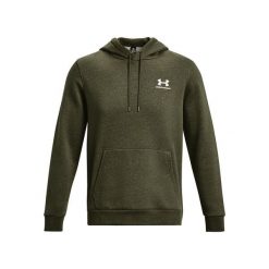 Bluza Under Armour Essential Fleece. Białe bluzy nierozpinane męskie Under Armour, bez wzorów, sportowe, bez ramiączek, bez kaptura. Za 312.50 zł.