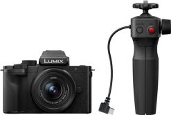 Aparat Panasonic Lumix DC-G100DV + H-FS 12-32 f/3.5-5.6 + statyw DMW-SHGR2 (DC-G100DVEGK). Bezlusterkowce PANASONIC. Za 3,344.75 zł.