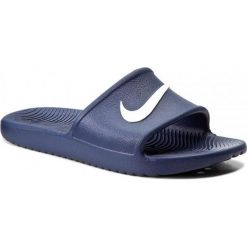 Granatowe Klapki Nike Sportswear Kawa Shower M 832528-400. Białe klapki i japonki męskie Nike, bez wzorów, z materiału. W wyprzedaży za 129.00 zł.