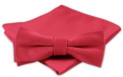 Modna Mucha Męska - Alties - Czerwona. Czerwone krawaty i muchy męskie Alties, bez wzorów, eleganckie. Za 54.00 zł.