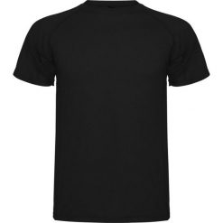 Męska Koszulka Sportowa Montecarlo Z Krótkim Rękawem. Czarne t-shirty sportowe męskie ROLY, m, bez wzorów, sportowe, bez ramiączek. Za 33.99 zł.