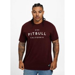 Koszulka bawełniana sportowa t-shirt dla dorosłych Garment Washed USA Cal. Białe t-shirty sportowe męskie PITBULL, m, bez wzorów, z bawełny, casualowe, bez ramiączek. Za 89.99 zł.