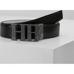 BOSS ATHLEISURE BALWINNO Pasek black. Czarne paski męskie BOSS ATHLEISURE, w paski, z materiału, casualowe. Za 379.00 zł.