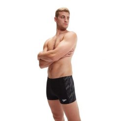 Kąpielówki męskie spodenki kąpielowe Speedo Hyperboom Panel. Czarne kąpielówki męskie SPEEDO, m, bez wzorów. Za 159.95 zł.