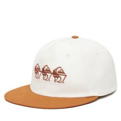 Czapka z daszkiem Quiksilver. Białe czapki męskie Quiksilver, bez wzorów. Za 79.99 zł.