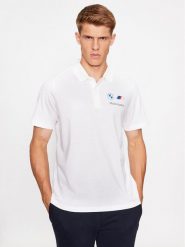 Puma Polo Bmw Mms Ess 621312 Biały Regular Fit. Białe koszulki polo męskie Puma, m, bez wzorów, z bawełny, bez kołnierzyka, bez ramiączek. Za 139.99 zł.