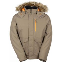 Kurtka uliczna męska Fundango Carbone Bomber. Brązowe kurtki męskie Fundango, na jesień, l, bez wzorów, bez ramiączek, bez kaptura. Za 399.90 zł.