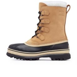 Buty Sorel Caribou™ Wp Dorosłych. Brązowe buty zimowe męskie Sorel, na zimę, bez wzorów, ze skóry, sportowe, bez obcasa, bez zapięcia. Za 875.46 zł.
