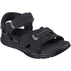 Sandały Skechers Go Consistent Sandal, Mężczyźni. Czarne sandały męskie Skechers, z syntetyku, bez zapięcia. Za 199.99 zł.