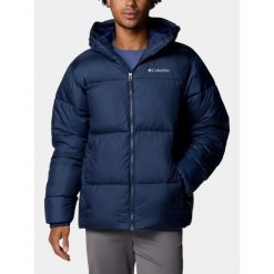 Kurtka Zimowa Męska Columbia Puffect II. Niebieskie kurtki męskie Columbia, na zimę, m, bez wzorów, z syntetyku, eleganckie, bez ramiączek, bez kaptura. Za 699.00 zł.