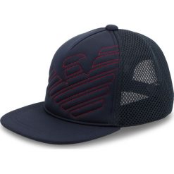 Czapka z daszkiem EMPORIO ARMANI - 404569 8A526 00236 Dark Blue. Niebieskie czapki męskie Emporio Armani, z elastanu. Za 269.00 zł.