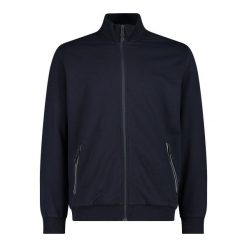 Bluza męska CMP. Niebieskie bluzy nierozpinane męskie CMP, m, bez wzorów, sportowe, bez ramiączek, bez kaptura. Za 179.99 zł.