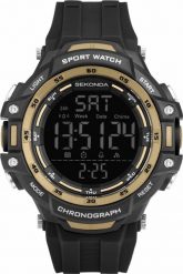 Zegarek Sekonda Zegarek męski Sekonda 30162 czarny. Czarne zegarki męskie Sekonda. Za 260.00 zł.