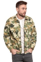 KURTKA LEE FATIQUE OVERSHIRT CAMOUFLAGE L66QCW03 112116625. Kurtki męskie Lee, l, bez wzorów, bez ramiączek, bez kaptura. Za 179.99 zł.
