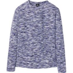 Shirt z długim rękawem melanżowy bonprix niebieski melanż. Koszulki męskie z długim rękawem marki bonprix. Za 54.99 zł.