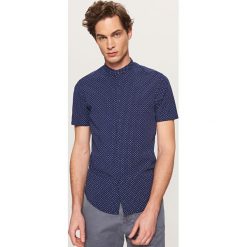 Koszula super slim fit - Granatowy. Koszule męskie marki Reserved. Za 79.99 zł.