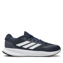 Buty do biegania adidas. Niebieskie buty do biegania męskie ADIDAS, bez wzorów, bez zapięcia, do biegania. Za 179.99 zł.
