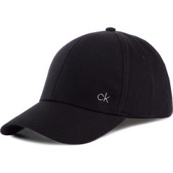 Czapka z daszkiem CALVIN KLEIN - Ck Metal Cap K50K504722 001. Czarne czapki męskie marki Calvin Klein, bez wzorów, z bawełny. Za 159.00 zł.