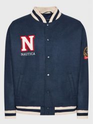 Nautica Kurtka bomber Wilson N1G00392 Granatowy Regular Fit. Niebieskie kurtki męskie Nautica, l, bez wzorów, z syntetyku, bez ramiączek, bez kaptura. Za 699.99 zł.