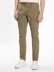 INDICODE Spodnie materiałowe Umut 60-320 Zielony Regular Fit. Zielone spodnie na co dzień męskie INDICODE, bez wzorów, z bawełny. Za 179.99 zł.