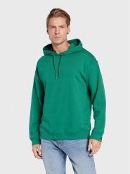 United Colors Of Benetton Bluza 3J68U2001 Zielony Regular Fit. Zielone bluzy nierozpinane męskie United Colors Of Benetton, m, bez wzorów, z bawełny, bez ramiączek, bez kaptura. Za 139.99 zł.