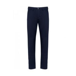 Spodnie Kariban Premium Chino. Niebieskie eleganckie spodnie męskie KARIBAN, bez wzorów. Za 321.00 zł.