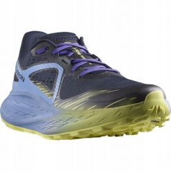 Buty trailowe męskie Salomon Glide Max Tr - sky/dark sapph. Buty trekkingowe męskie Salomon, bez wzorów, bez zapięcia. Za 636.57 zł.