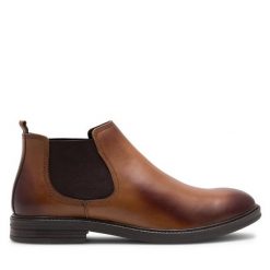 Sztyblety Lasocki. Brązowe sztyblety męskie Lasocki, bez obcasa, bez zapięcia. Za 199.99 zł.