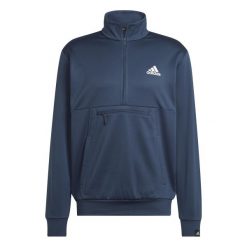 Bluza z małym logo adidas Aeroready Game and Go. Niebieskie bluzy nierozpinane męskie ADIDAS, s, bez wzorów, sportowe, bez ramiączek, bez kaptura. W wyprzedaży za 236.40 zł.