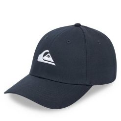 Czapka z daszkiem Quiksilver. Niebieskie czapki męskie Quiksilver, bez wzorów. Za 79.99 zł.
