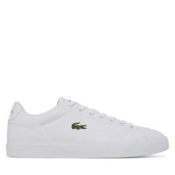 Tenisówki Lacoste. Białe trampki męskie Lacoste, bez wzorów, bez zapięcia. Za 299.99 zł.