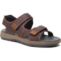 Sandały CLARKS - Brixby Shore 261315497 Dark Brown Leather. Sandały męskie marki Clarks. Za 299.00 zł.