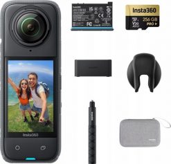 Kamera Insta360 X4 Ultimate czarna. Czarne kamery sportowe INSTA360. Za 3,899.00 zł.